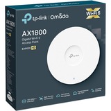 TP-Link Omada EAP620 HD point d'accès réseaux locaux sans fil 1201 Mbit/s Blanc Connexion Ethernet, supportant l'alimentation via ce port (PoE) 2,4 GHz, 5 GHz, 1201 Mbit/s, SNMP, SNMPv2, SNMPv3, SSH, WEP, WPA-Enterprise, WPA-PSK, WPA2-Enterprise, WPA2-PSK, WPA3, WPA3-PSK, 10,100,1000 Mbit/s