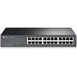 TP-Link TL-SF1024D commutateur réseau Non-géré Fast Ethernet (10/100) Noir, Switch Marron, Non-géré, Fast Ethernet (10/100), Grille de montage, Vente au détail