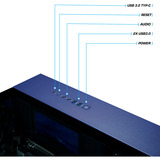 Thermaltake PC-000136-DE, PC gaming Violet/transparent