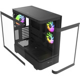 Thermaltake View 290 TG ARGB boîtier midi tower Noir | 2x USB-A | 1x USB-C | RGB | Verre Trempé