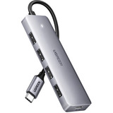UGREEN 70336 hub & concentrateur USB 3.2 Gen 1 (3.1 Gen 1) Type-C 5000 Mbit/s, Hub USB Gris, USB 3.2 Gen 1 (3.1 Gen 1) Type-C, USB 3.2 Gen 1 (3.1 Gen 1) Type-A, 5000 Mbit/s, 0,15 m, Samsung: Galaxy S10 / S10 + / S9 / S9 + / S8 / S8 + / Note 9 / Note 8/ Note 10+/ Note 10 Huawei:..., 104 mm