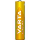 VARTA Pile Longlife LR03 Boîte, AAA (Micro), Batterie 