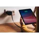 Verbatim GaN Charger 65W Universel Noir Secteur Charge rapide Intérieure Noir, 1x USB-C, 1x USB-A, Intérieure, Secteur, 20 V, 0,8 m, Noir