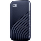 WD My Passport 1000 Go Bleu SSD externe Bleu, 1000 Go, USB Type-C, 3.2 Gen 2 (3.1 Gen 2), 1050 Mo/s, Protection par mot de passe, Bleu