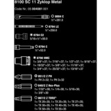 Wera 8100 SC 11 Zyklop Metal, Set d'outils Noir/Vert