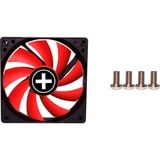 Xilence XPF120.R.PWM Boitier PC Ventilateur 12 cm Noir, Rouge ventilateur de boîtier 120 x 120 x 25 mm, Ventilateur, 12 cm, 1500 tr/min, 28 dB, 57,9 cfm, Noir, Rouge