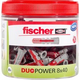 fischer Cheville Gris clair/Rouge