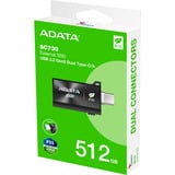 ADATA  SSD externe Noir