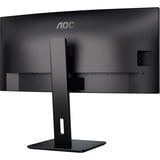 AOC CU34P3CV écran plat de PC 86,4 cm (34") 3440 x 1440 pixels UltraWide Quad HD LED Noir Moniteur incurvé  Noir, 86,4 cm (34"), 3440 x 1440 pixels, UltraWide Quad HD, LED, 4 ms, Noir