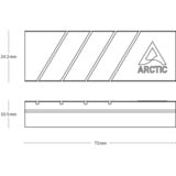 ARCTIC M2 Pro, Dissipateur thermique Noir