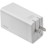 ASUS 90XB07IN-BPW010 adaptateur de puissance & onduleur Intérieure 100 W Blanc chargeur Blanc, 2x USB-C, 1x USB-A, Ordinateur portable, Intérieure, 100 - 240 V, 50 - 60 Hz, 100 W, ASUS