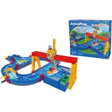 Aquaplay Port Container, Train Bleu, Multicolore