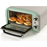 Ariete 3919/04 10 L 800 W Vert Grill, Mini four Blanc/vert clair, 10 L, Vert, Pose libre, Rotatif, 90 - 230 °C, Mécanique