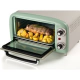 Ariete 3919/04 10 L 800 W Vert Grill, Mini four Blanc/vert clair, 10 L, Vert, Pose libre, Rotatif, 90 - 230 °C, Mécanique