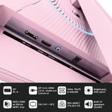 Arozzi Nova 24T1K200 23.8" Moniteur gaming rose fuchsia, 1x DisplayPort, 1x HDMI, 200 Hz