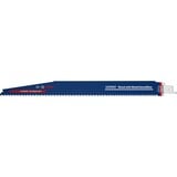 Bosch 2 608 900 402 Lame de scie sauteuse, à chantourner et sabre Lames de scie sabre Carbone 10 pièce(s) Lames de scie sabre, Bois dur, Bois avec clous, Carbone, Bleu, Rouge, 25 cm, 5-7