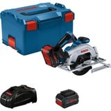 Bosch BOSCH GKS 18V-57-2 2x5.5Ah ProCo. LBOXX, Scie circulaire Bleu/Noir, Bois, Multicolore, Sans brosse, 16,5 cm, 5000 tr/min, 5,7 cm