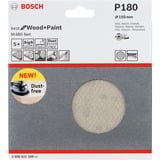 Bosch Feuille abrasive en maille M480 Net Best pour bois et peinture, Ø 150mm, K180 