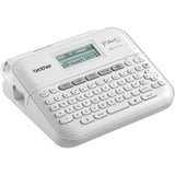 Brother PT-D410 imprimante pour étiquettes Transfert thermique 180 x 180 DPI 20 mm/sec Avec fil TZe QWERTY, Étiqueteuse Blanc, QWERTY, TZe, Transfert thermique, 180 x 180 DPI, 20 mm/sec, Avec fil