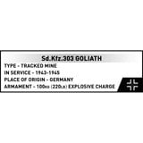 COBI Goliath Tracked Mine Soulèvement de Varsovie, Jouets de construction 