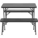 Coleman Table de camping Pack-Away pour 4 Noir