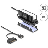 DeLOCK Dissipateur thermique M.2 pour SSD 2280 Noir