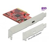 DeLOCK PCIe x4>1x USB-C 3.2 Gen 2x2 externe, Carte d'interface 