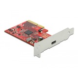 DeLOCK PCIe x4>1x USB-C 3.2 Gen 2x2 externe, Carte d'interface 