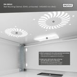 Digitus Boîtier mural SOHO, non monté - 540x400 mm (LxP), Armoire informatique Gris clair