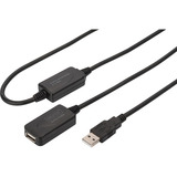 Digitus Câble d'extension USB 2.0 actif, 20 mètres Noir