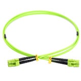 Digitus Câble de raccordement LWL, duplex, connecteur LC > LC, multimode OM5 Vert clair