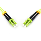 Digitus Câble de raccordement LWL, duplex, connecteur LC > LC, multimode OM5 Vert clair