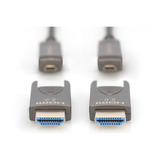 Digitus Câble hybride en fibre optique HDMI / Micro HDMI AOC, UHD 4K Noir