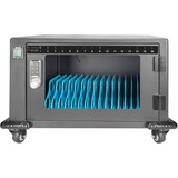 Digitus Chariot de charge mobile, 16 stations de charge, pour ordinateurs portables/tablettes jusqu'à 14" Gris, 16x USB-C