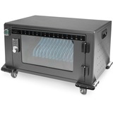 Digitus Chariot de charge mobile, 16 stations de charge, pour ordinateurs portables/tablettes jusqu'à 14" Gris, 16x USB-C