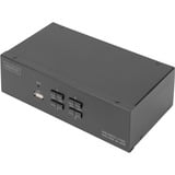 Digitus Commutateur KVM HDMI 4x 1, Switch KVM Noir