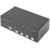 Digitus Commutateur KVM HDMI 4x 1, Switch KVM Noir
