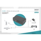 Digitus Commutateur KVM HDMI 4x 1, Switch KVM Noir