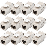 Digitus Module Keystone CAT 6A blindé sans outil 12 pcs, Module de Keystone 