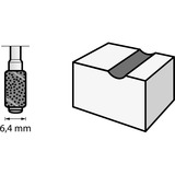 Dremel Set de bandes abrasives Ø 6,4 mm, Feuille abrasive 