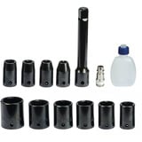 EINHELL Clé à chocs pneumatique TC-PW 610, Visseuse à choc Noir/Rouge