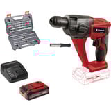 EINHELL Marteau perforateur sans fil Power X-Change TE-HD 18 Li, 18 Volts, Marteau piqueur Rouge/Noir