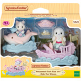 EPOCH Sylvanian Families - Set de jeu parc d'attractions Balade sur les vagues, Jouets de construction 