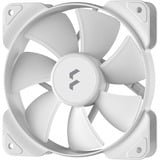 Fractal Design Aspect 12 White ventilateur de boîtier Blanc, 120 x 120 x 25 mm, Connexion du ventilateur à 3 broches