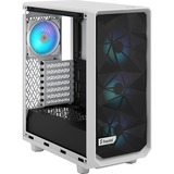 Fractal Design Meshify 2 Compact RGB boîtier midi tower Blanc | 2x USB-A | 1x USB-C | RGB | Verre Trempé