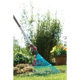 GARDENA Balai à gazon Combisystem Turquoise, Râteau pour pelouse, Acier, 50 cm, 130 cm