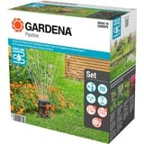 GARDENA Starter Set Pipeline with Oscillating Sprinkler, Robinet 8272-20