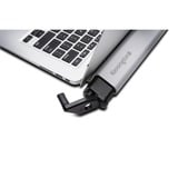 Kensington Station de sécurité 2.0 pour ordinateurs 11 à 15.6’’ Argent/Noir, Aluminium, Argent
