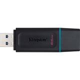 Kingston DataTraveler Exodia 64 Go, Clé USB Noir/Turquoise, DTX/64GB