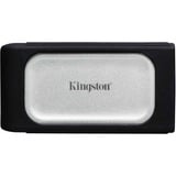 Kingston XS2000 Portable 500 Go SSD externe Argent/Noir, SXS2000/500G, USB-C 3.2 (20 Gbit/s)